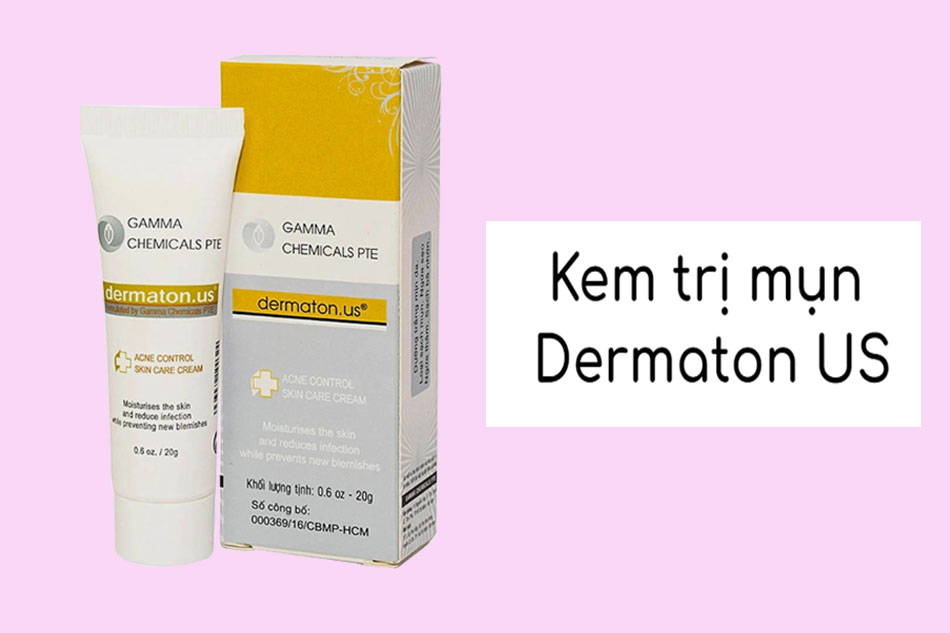 Kem trị mụn dưỡng da Dermaton US
